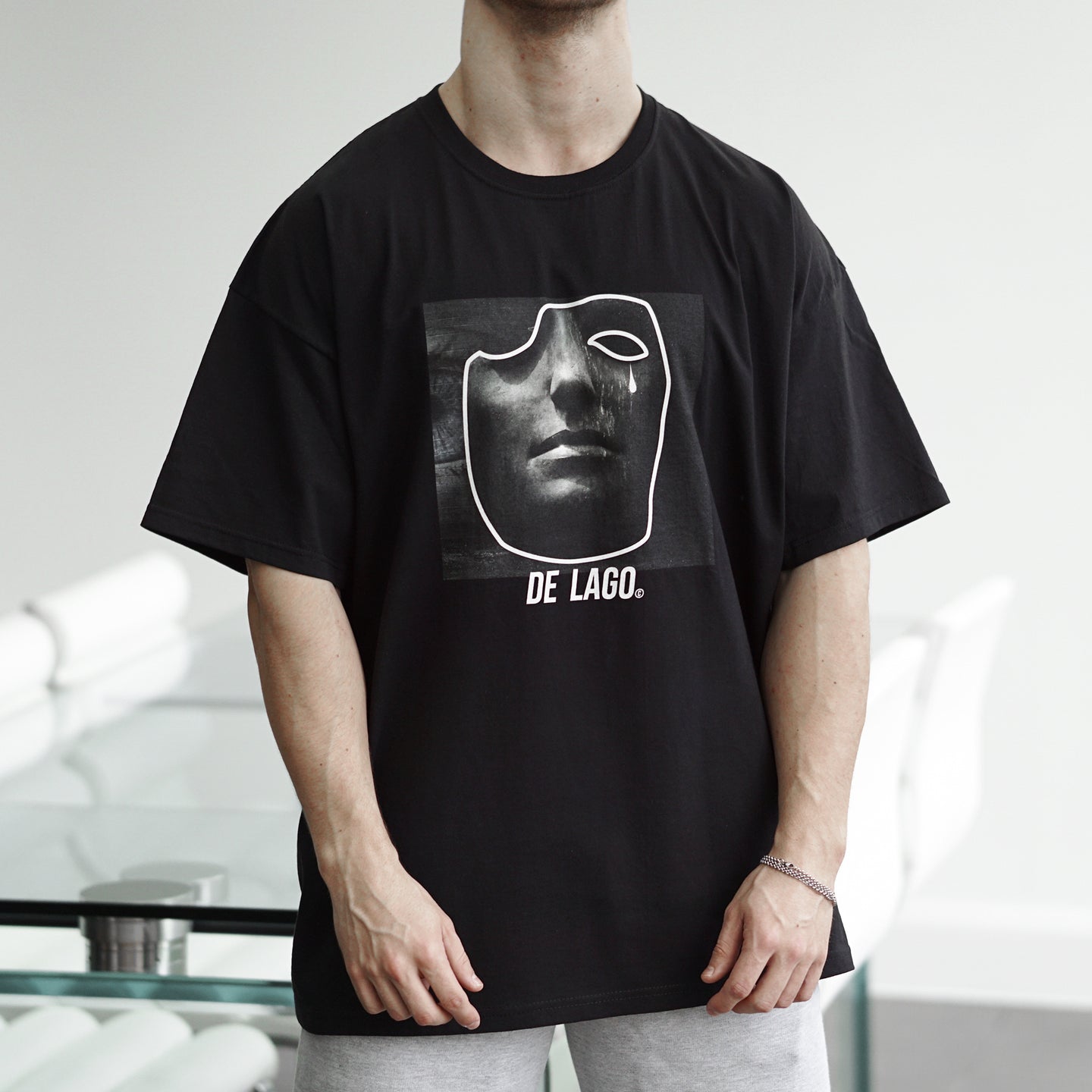 Mask Oversized T-shirt