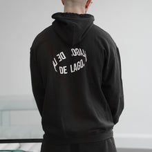 Load image into Gallery viewer, Halo Oversized Hoodie Black x White
