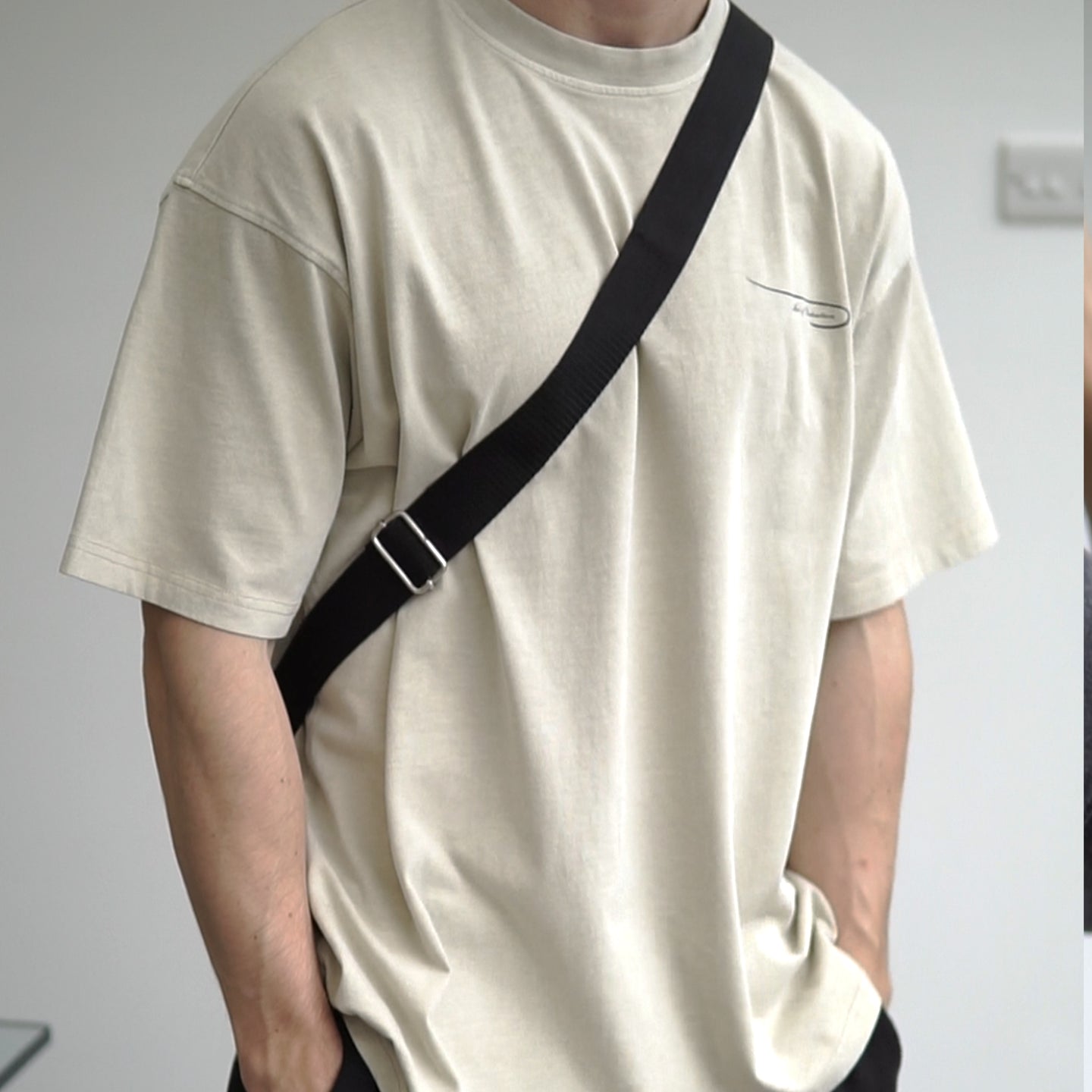 AOD T-shirt Beige